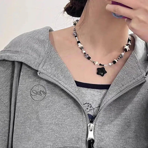 Litlookz Studio Star Pendant Beaded Necklace