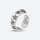 Litlookz Studio Star Silver Ring, view 3