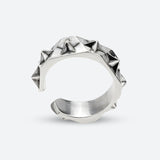 Litlookz Studio Star Silver Ring, view 4