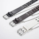 Litlookz Studio Star Studded Belt with Chain, view 3