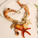 Litlookz Studio Starfish Charm Necklace, view 6