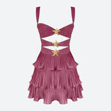Litlookz Studio Starfish Glitter Mini Dress, view 4