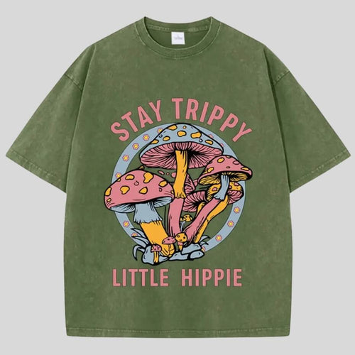 Litlookz Studio Stay Trippy Little Hippie Tee