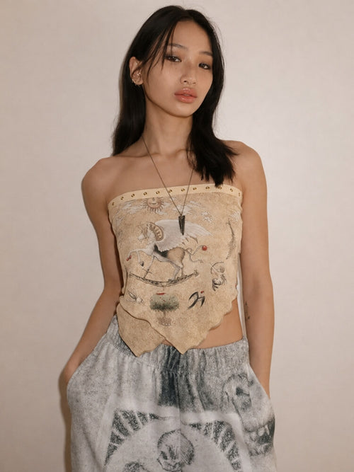 Litlookz Studio Storybook Scarf Top