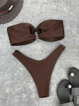 Litlookz Studio Strapless Bikini Set, view 4