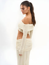 Litlookz Studio Strapless Top & Maxi Skirt Two Piece Set, view 6