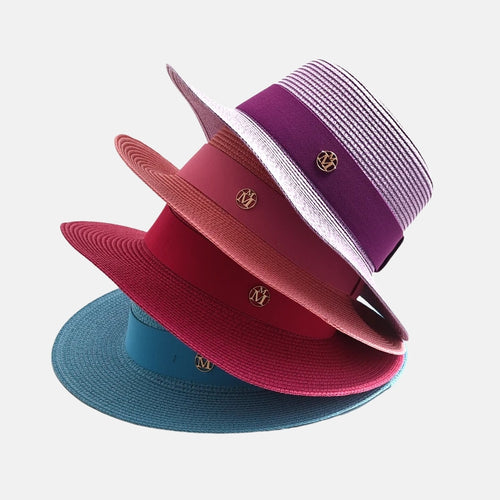 Litlookz Studio Straw Boater Swim Hat