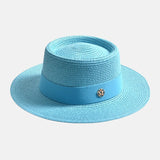 Litlookz Studio Straw Boater Swim Hat, view 3