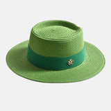 Litlookz Studio Straw Boater Swim Hat, view 4