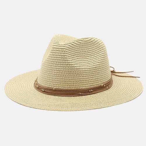 Litlookz Studio Straw Fedora Hat