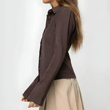 Litlookz Studio Striped Button Down Shirt, view 3