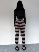 Litlookz Studio Striped Knit Pants, view 5