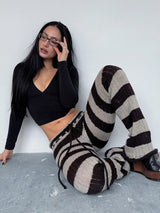 Litlookz Studio Striped Knit Pants, view 6