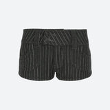 Litlookz Studio Striped Micro Shorts, view 3