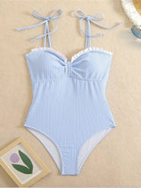 Litlookz Studio Striped One Piece Swimsuit, view 5