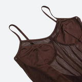 Litlookz Studio Striped Sheer Bodysuit, view 5