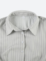 Litlookz Studio Striped Slim Fit Shirt, view 3