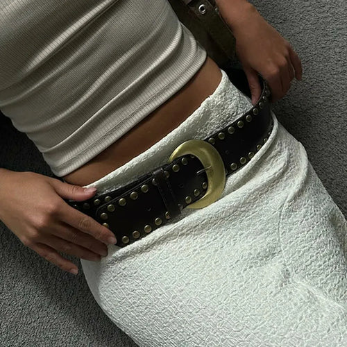 Litlookz Studio Studded Buckle Belt