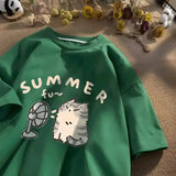 Litlookz Studio Summer Cat Tee, view 5