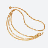 Litlookz Studio Sun Medallion Chain Belt, view 4