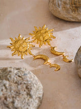 Litlookz Studio Sun Moon Earrings, view 2