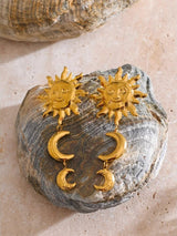 Litlookz Studio Sun Moon Earrings, view 4