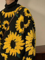 Litlookz Studio Sunflower Knitted Sweater, view 3