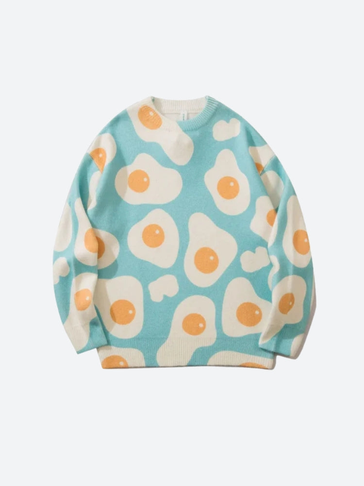 Litlookz Studio Sunny Side-Up Egg Sweater