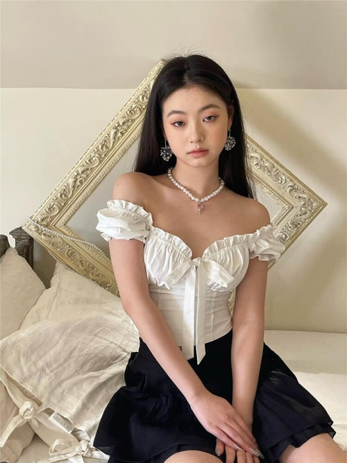 Litlookz Studio Sweetheart Off-Shoulder Top