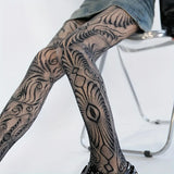 Litlookz Studio Swirl Sheer Tights, view 3