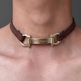 Litlookz Studio Tag Choker Necklace, view 2