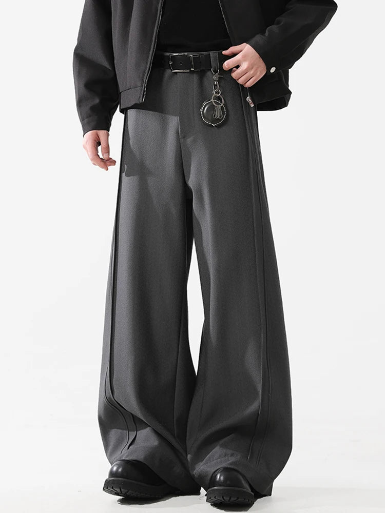 Litlookz Studio Tailored Pleated Wide Leg Pants