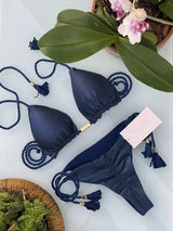 Litlookz Studio Tassel Tie Bikini Set, view 2