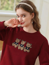 Litlookz Studio Teddy Bears Embroidered Sweatshirt, view 2
