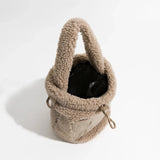 Litlookz Studio Teddy Pocket Bucket Bag, view 3