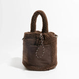 Litlookz Studio Teddy Pocket Bucket Bag, view 5