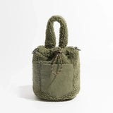 Litlookz Studio Teddy Pocket Bucket Bag, view 6