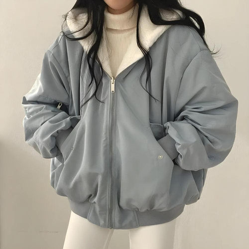 Litlookz Studio Teddy Reversible Hooded Jacket