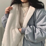 Litlookz Studio Teddy Reversible Hooded Jacket, view 2