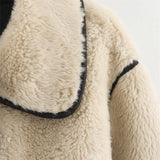 Litlookz Studio Teddy Trim Coat, view 2