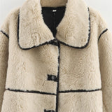 Litlookz Studio Teddy Trim Coat, view 3