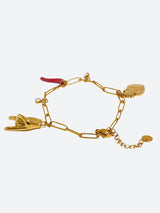 Litlookz Studio Three Charms Necklace & Bracelet Set, view 5