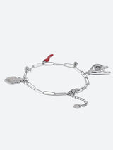 Litlookz Studio Three Charms Necklace & Bracelet Set, view 6