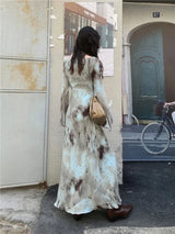 Litlookz Studio Tie Dye Maxi Dress, view 2