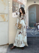 Litlookz Studio Tie Dye Maxi Dress, view 3