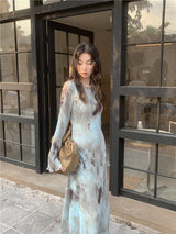 Litlookz Studio Tie Dye Maxi Dress, view 4
