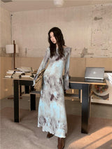 Litlookz Studio Tie Dye Maxi Dress, view 5