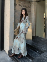 Litlookz Studio Tie Dye Maxi Dress, view 6