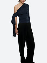 Litlookz Studio Tie Shoulder Top, view 6