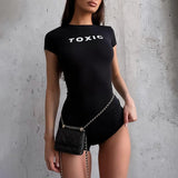 Litlookz Studio Toxic Black Jumpsuit, view 3